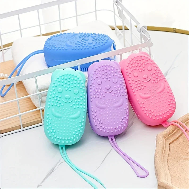 Silicone Dish Scrubber Sponge Cleaning Brush