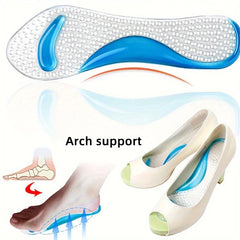 Silicone Gel Arch Support 3-4 Shoe Insoles