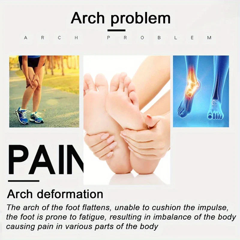 Silicone Gel Arch Support 3-4 Shoe Insoles