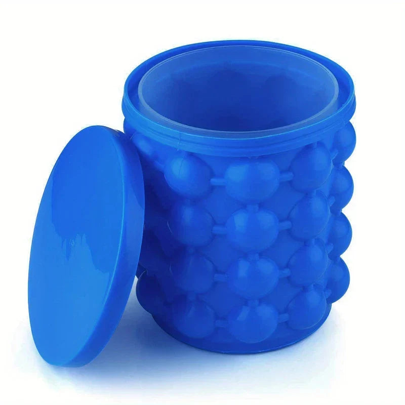 Silicone Ice Cube Maker Bucket Genie