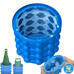 Silicone Ice Cube Maker Bucket Genie