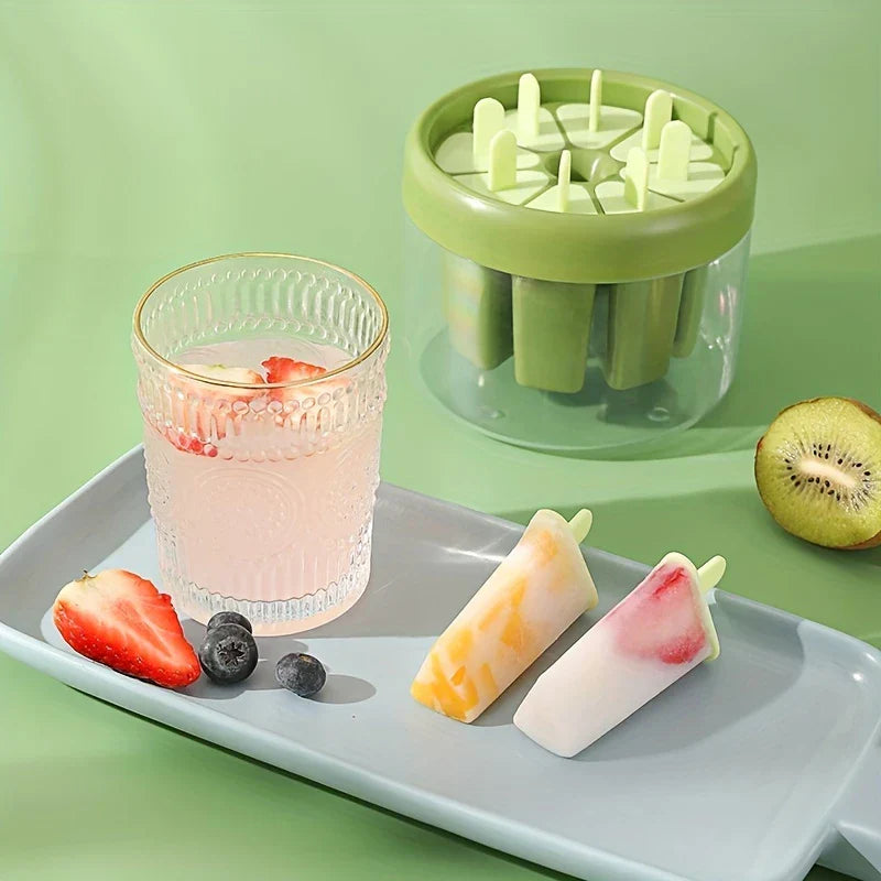 Silicone Ice Pop Molds Popsicle Maker Tray
