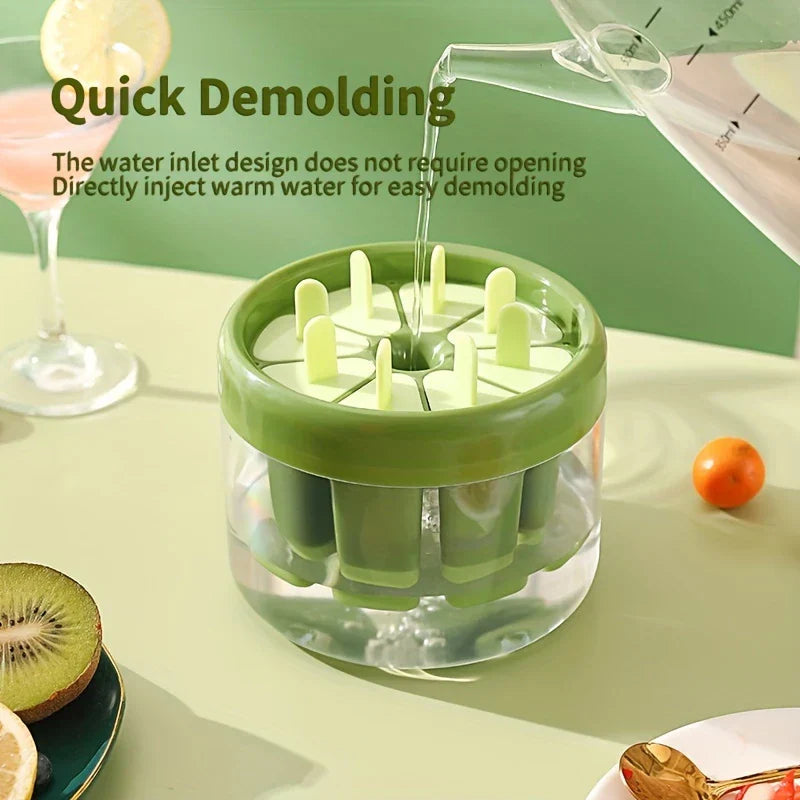 Silicone Ice Pop Molds Popsicle Maker Tray
