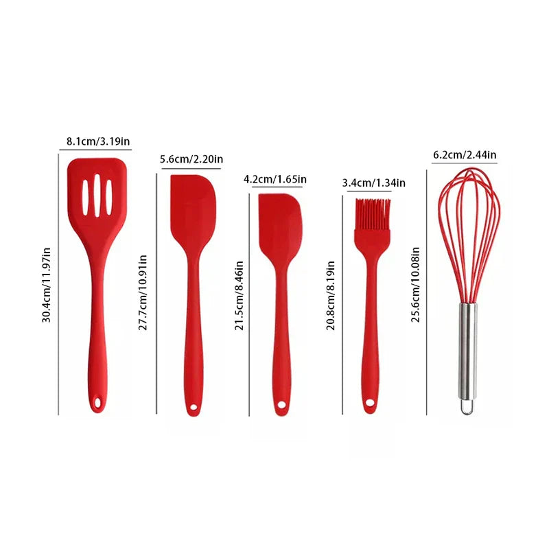 Silicone Kitchen Utensil Set (5 Piece)
