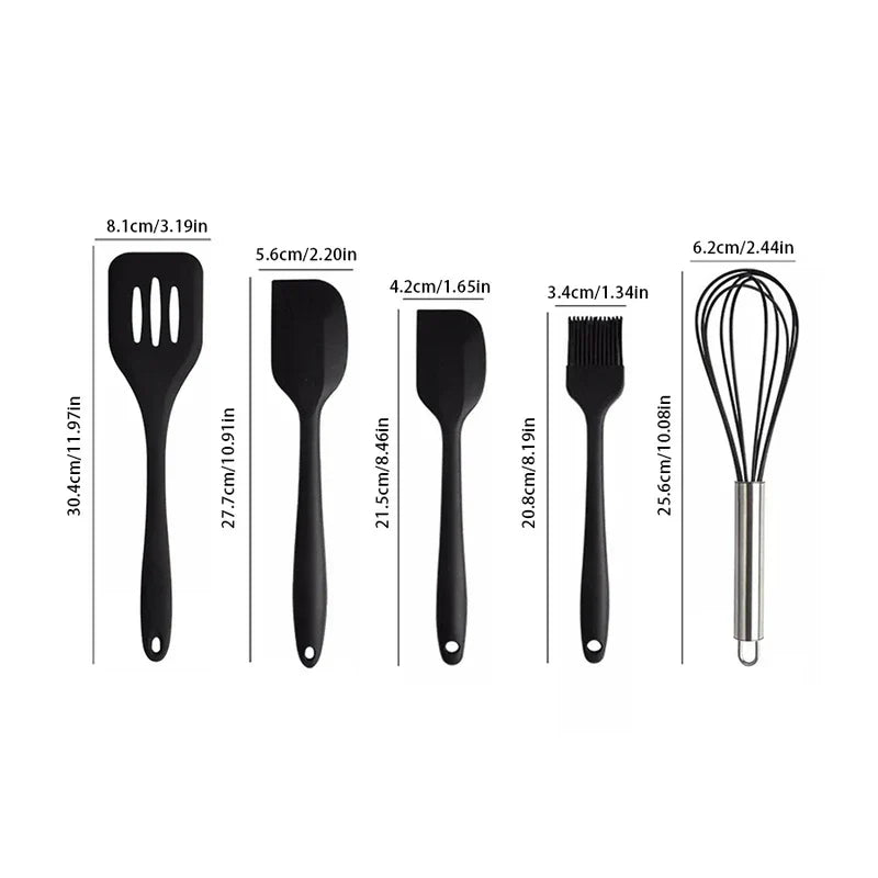 Silicone Kitchen Utensil Set (5 Piece)
