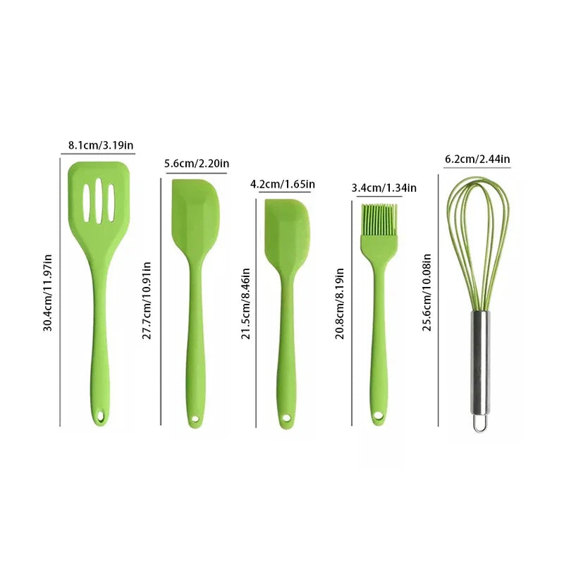Silicone Kitchen Utensil Set (5 Piece)