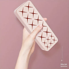 Silicone Lipstick Holder Makeup Organizer Tray