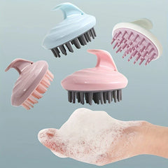 Silicone Scalp Massager Shampoo Brush