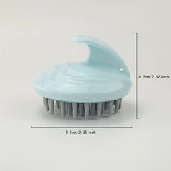 Silicone Scalp Massager Shampoo Brush