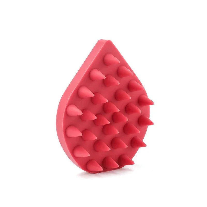 Silicone Scalp Massager Shampoo Brush Hair Scrubber