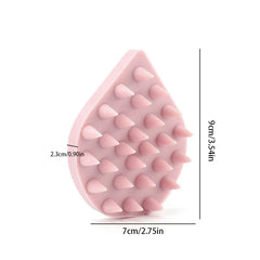 Silicone Scalp Massager Shampoo Brush Hair Scrubber