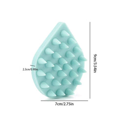 Silicone Scalp Massager Shampoo Brush Hair Scrubber