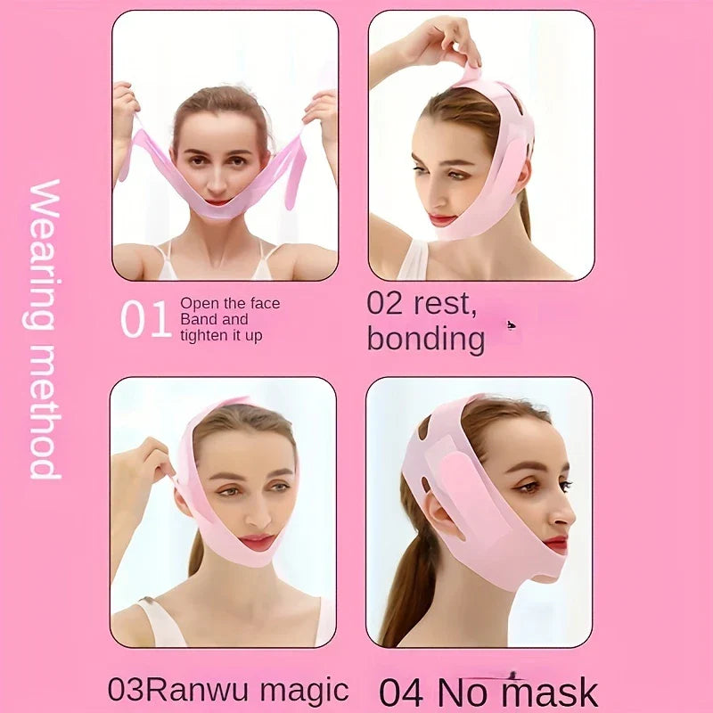 Silicone V-Line Face Lifting Slimming Strap