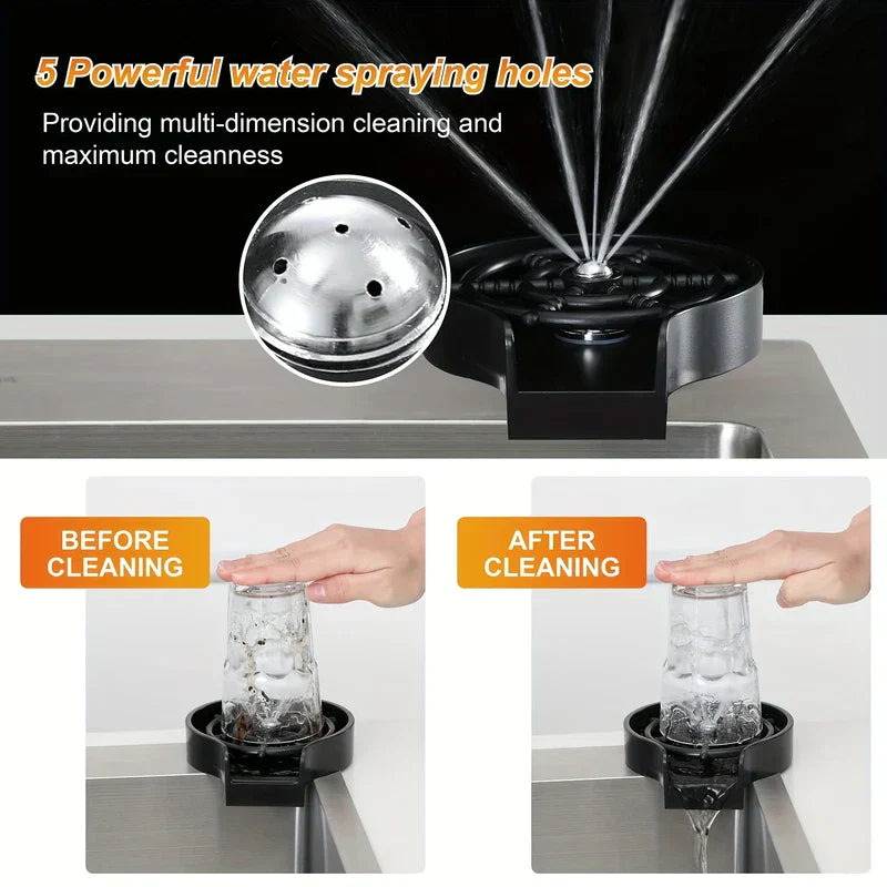 Sink Glass Rinser Cup Washer