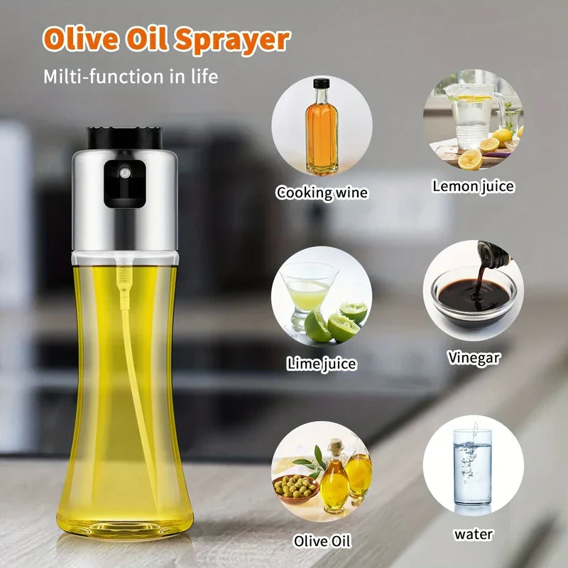 Slim Waist Glass Oil Sprayer Bottle