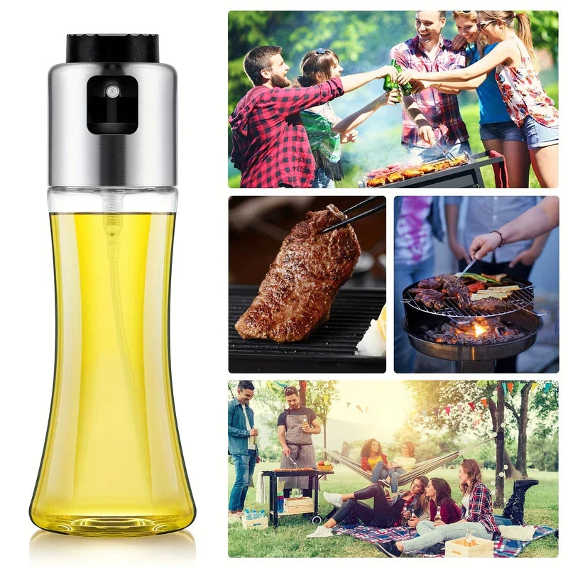 Slim Waist Glass Oil Sprayer Bottle