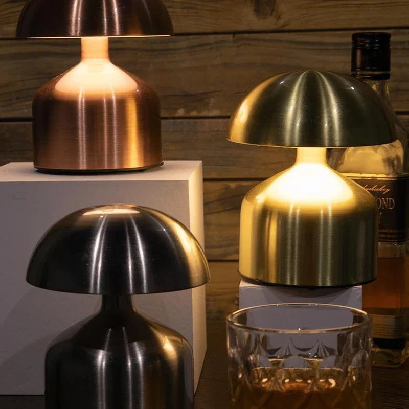 Small Fungi Style Led Bedside Night Lamp