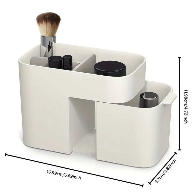 Small Stackable Drawer Makeup Organizer Bin