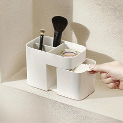 Small Stackable Drawer Makeup Organizer Bin