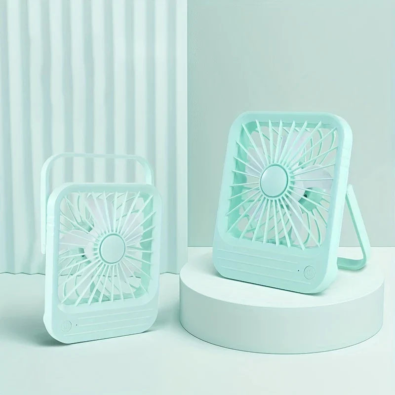 Quiet desktop fan with USB cable