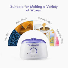 Pro-Wax100 wax warmer compatible with wax beans, blocks, canned wax, and paraffin wax