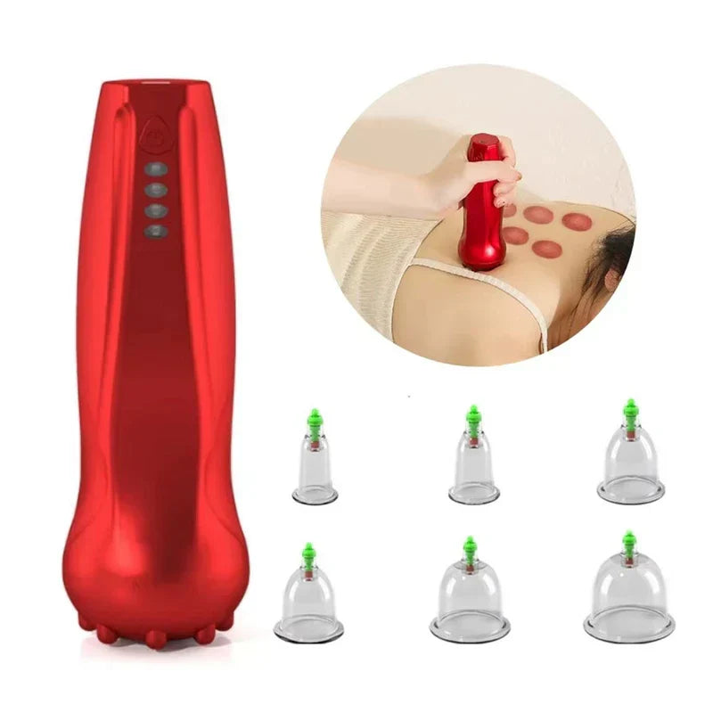 schröpfmassagegerät - Nahaufnahme der Bedienelemente des Schröpfmassagegeräts