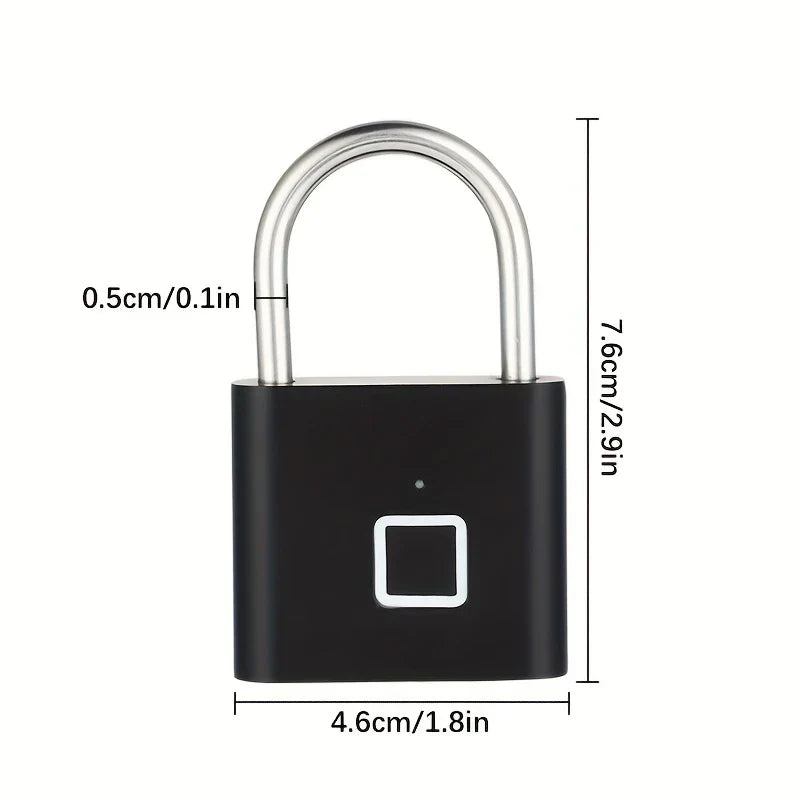 Smart Fingerprint Padlock Keyless Biometric Security