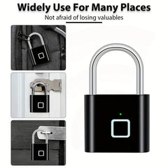 Smart Fingerprint Padlock Keyless Biometric Security