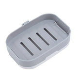 Soap Dish Bar Holder With Lid And Drain Tray