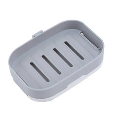 Soap Dish Bar Holder With Lid And Drain Tray