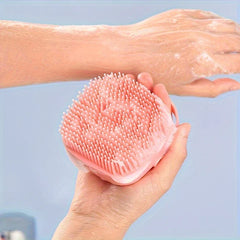 Soft Silicone Pet Bath Massage Brush Scrubber