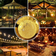 Solar Bubble Ball String Lights Outdoor