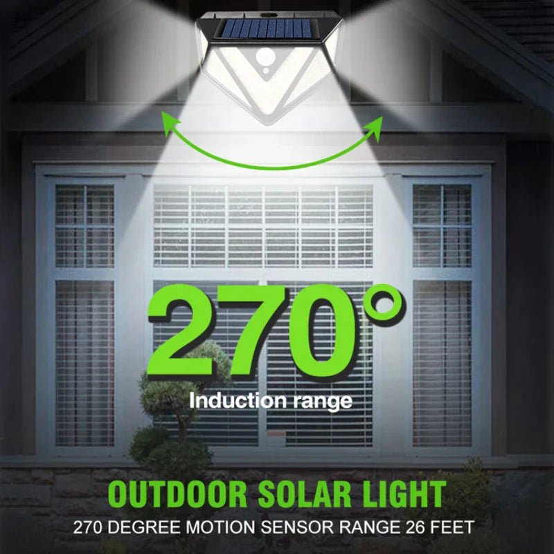 Solar Car Body Motion Sensor Light Warning