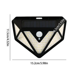 Solar Car Body Motion Sensor Light Warning