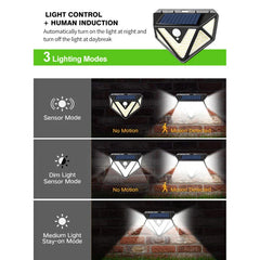 Solar Car Body Motion Sensor Light Warning