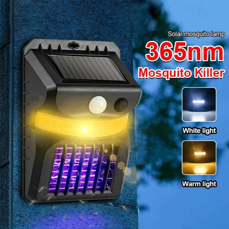 Solar Motion Sensor Mosquito Killer Zapper