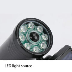 Motion Sensor Light - Close-up of spotlight head showing central PIR sensor surrounded by clear LED bulbs