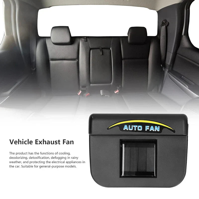 Solar Powered Car Window Ventilator Fan