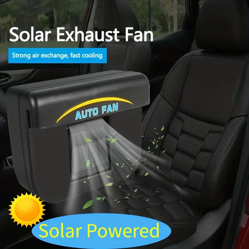Solar Powered Car Window Ventilator Fan