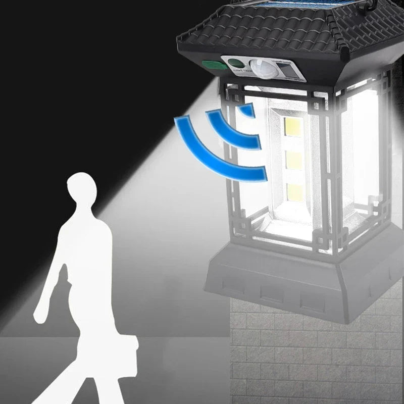 Solar Sensor Lantern Camping Light