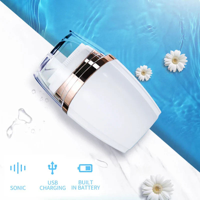Sonic Facial Cleansing Brush Scrubber Tool