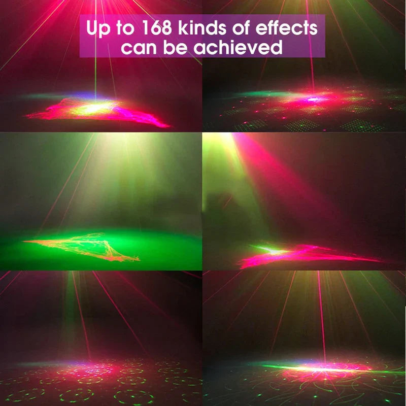 Sound Activated Party Projector Light Lamp