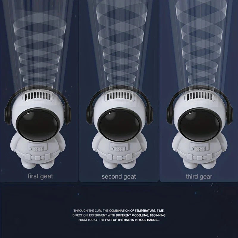 Spaceman Portable Neck Fan USB Handheld