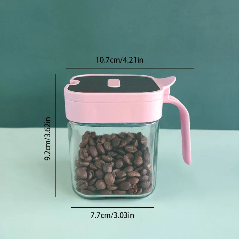 Spice Jar Container With Stainless Steel Lid