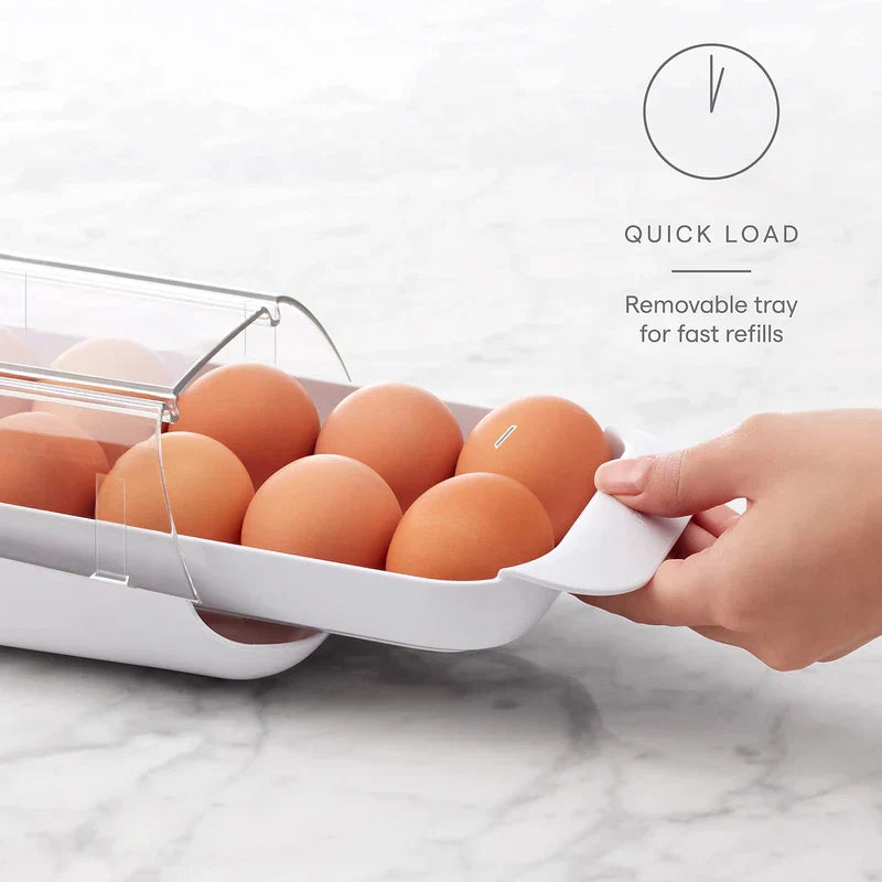 Stackable Plastic Egg Holder Storage Container