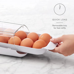Stackable Plastic Egg Holder Storage Container