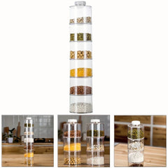 Stackable Tower Spice Jar Set