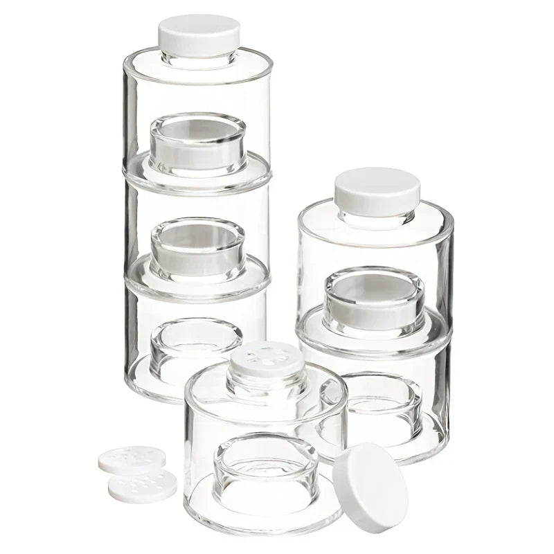 Stackable Tower Spice Jar Set