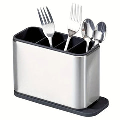 Stainless Steel Cutlery Drainer Holder Caddy