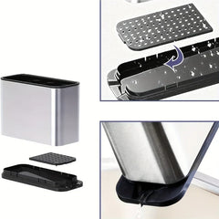 Stainless Steel Cutlery Drainer Holder Caddy